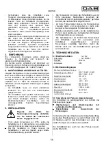 Preview for 60 page of DAB E-BOX 2G M Instruction For Installation And Maintenance