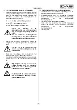 Preview for 79 page of DAB E-BOX 2G M Instruction For Installation And Maintenance