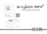 DAB e.sybox mini3 Instruction For Installation And Maintenance предпросмотр