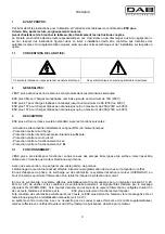 Preview for 12 page of DAB ESC plus 10T Instruction For Installation And Maintenance