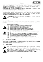 Preview for 13 page of DAB ESC plus 10T Instruction For Installation And Maintenance