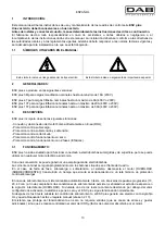 Preview for 16 page of DAB ESC plus 10T Instruction For Installation And Maintenance