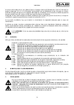 Preview for 17 page of DAB ESC plus 10T Instruction For Installation And Maintenance