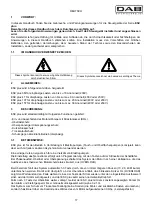 Preview for 20 page of DAB ESC plus 10T Instruction For Installation And Maintenance