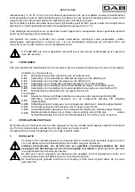 Preview for 29 page of DAB ESC plus 10T Instruction For Installation And Maintenance