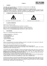 Preview for 32 page of DAB ESC plus 10T Instruction For Installation And Maintenance