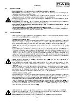 Preview for 34 page of DAB ESC plus 10T Instruction For Installation And Maintenance