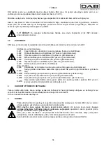 Preview for 37 page of DAB ESC plus 10T Instruction For Installation And Maintenance