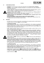 Preview for 42 page of DAB ESC plus 10T Instruction For Installation And Maintenance