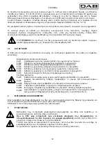 Preview for 45 page of DAB ESC plus 10T Instruction For Installation And Maintenance