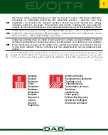 Preview for 5 page of DAB EVOSTA 110-127V Instruction