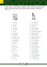 Предварительный просмотр 34 страницы DAB EVOTRON Instruction