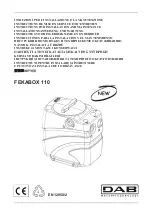 DAB FEKABOX 110 Series Instruction For Installation And Maintenance предпросмотр