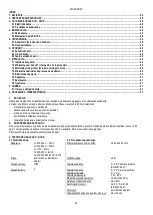 Preview for 50 page of DAB KVC 15/30 Instruction For Installation And Maintenance