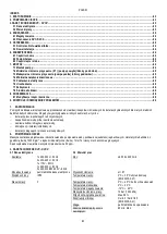 Предварительный просмотр 65 страницы DAB KVC 15/30 Instruction For Installation And Maintenance