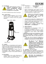 Предварительный просмотр 8 страницы DAB KVC 50 Instruction For Installation And Maintenance