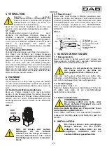 Предварительный просмотр 26 страницы DAB KVC 50 Instruction For Installation And Maintenance