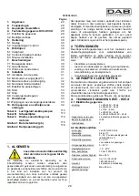 Предварительный просмотр 32 страницы DAB KVC 50 Instruction For Installation And Maintenance