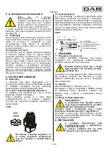 Предварительный просмотр 103 страницы DAB KVC 50 Instruction For Installation And Maintenance