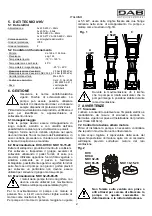 Предварительный просмотр 7 страницы DAB KVC Series Instruction For Installation And Maintenance