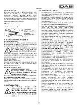 Предварительный просмотр 32 страницы DAB KVC Series Instruction For Installation And Maintenance