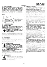 Предварительный просмотр 40 страницы DAB KVC Series Instruction For Installation And Maintenance