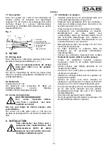 Предварительный просмотр 56 страницы DAB KVC Series Instruction For Installation And Maintenance