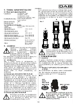 Предварительный просмотр 63 страницы DAB KVC Series Instruction For Installation And Maintenance