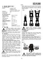 Предварительный просмотр 71 страницы DAB KVC Series Instruction For Installation And Maintenance