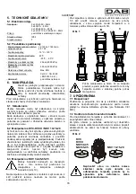 Предварительный просмотр 79 страницы DAB KVC Series Instruction For Installation And Maintenance