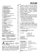 Предварительный просмотр 118 страницы DAB KVC Series Instruction For Installation And Maintenance