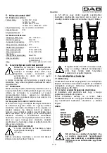 Предварительный просмотр 119 страницы DAB KVC Series Instruction For Installation And Maintenance