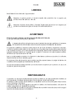 Preview for 9 page of DAB MCE-11/P Instruction For Installation And Maintenance