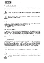 Preview for 12 page of DAB MCE-11/P Instruction For Installation And Maintenance