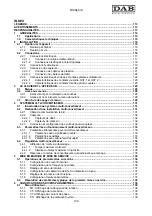 Предварительный просмотр 113 страницы DAB MCE-11/P Instruction For Installation And Maintenance