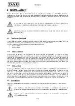 Preview for 120 page of DAB MCE-11/P Instruction For Installation And Maintenance