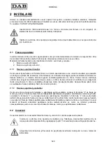 Предварительный просмотр 552 страницы DAB MCE-11/P Instruction For Installation And Maintenance