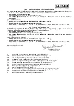 Preview for 4 page of DAB MCE-150/C Instruction For Installation And Maintenance