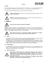 Preview for 42 page of DAB MCE-150/C Instruction For Installation And Maintenance