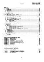 Preview for 58 page of DAB MCE-150/C Instruction For Installation And Maintenance