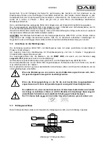 Preview for 62 page of DAB MCE-150/C Instruction For Installation And Maintenance