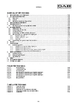 Preview for 110 page of DAB MCE-150/C Instruction For Installation And Maintenance