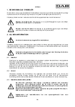 Preview for 111 page of DAB MCE-150/C Instruction For Installation And Maintenance