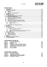 Preview for 161 page of DAB MCE-150/C Instruction For Installation And Maintenance