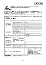 Preview for 163 page of DAB MCE-150/C Instruction For Installation And Maintenance