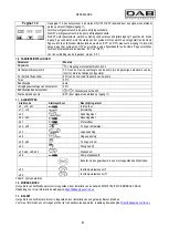 Preview for 82 page of DAB MCE-55/C Instruction For Installation And Maintenance