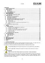 Preview for 115 page of DAB MCE-55/C Instruction For Installation And Maintenance