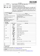 Preview for 194 page of DAB MCE-55/C Instruction For Installation And Maintenance