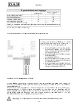 Preview for 182 page of DAB MCE-55/P Instruction For Installation And Maintenance