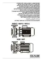 Preview for 1 page of DAB NKM 32-125 Instruction For Installation And Maintenance